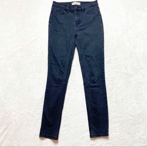 Free People Black Skinny Jeans 26S